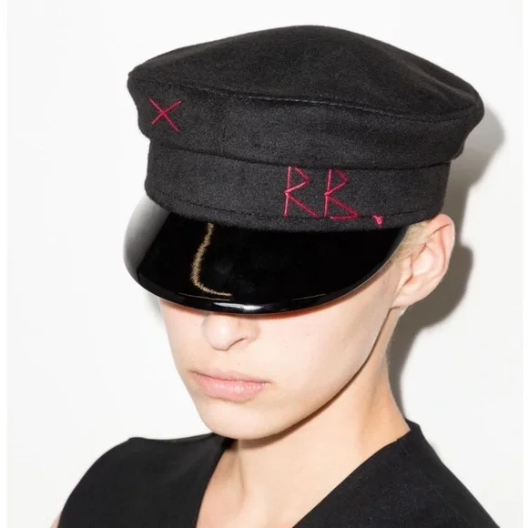 NWT and Duster Ruslan Baginskiy Embroidered Logo Baker Boy Hat KPC09-LN-TMRB_628adb81-3e74-  main image 4